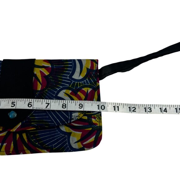 Blue BeautyBag/Wristlet that looks Handmade - Picture 6 of 7